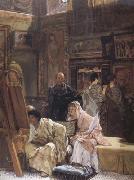 Alma-Tadema, Sir Lawrence The Picture Gallery (mk23) oil painting